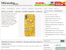 Tablet Screenshot of mirecekp.net